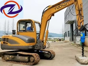 Auger khoan đất đất đá Máy khoan máy xúc tập tin đính kèm cho 2 -- 4 tấn máy xúc OEM nhà máy đáng tin cậy Bền CE - Product Image 5