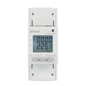 ADL200/C medidor elétrico de watt-hora com trilho din monofásico RS485 Modbus-RTU medidor de eletricidade para monitoramento de consumo de energia