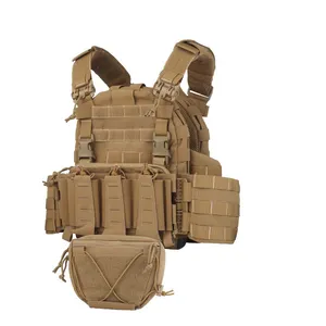 Factory Directly Laser Cut Plate Carrier OD Green Quick Release 500D Nylon Tactical Plate Carrier Vest