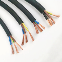 Kabel Listrik Rumah Fleksibel Guda Tembaga Padat 3*6mm^2 300/500V Isolasi PVC Selubung PVC