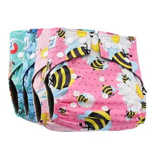 Leakage Proof Supplier Manufacturer Washable Pocket Cloth Diapers Bamboo