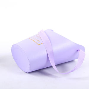 Papel creativo portátil DIY cesta de flores pequeña caja de embalaje semicircular para Arreglo de regalo de flores estilo Cubo de abrazo - Product Image 4