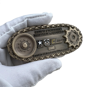 Miễn Phí Thiết Kế Tùy Chỉnh Antique Brass Mạ Cạnh Tranh Không Thường Xuyên Từ 3D Ellipse 38.1/44.5Mm Độ Dày 2.5-5Mm Lưu Niệm Đồng Xu - Product Image 3