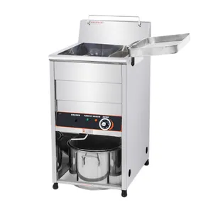 Commercial Gas/ Electric Chicken Wing Chips Rapid Heating Fryer Machine Chicken Fryer With Gas/ Electric