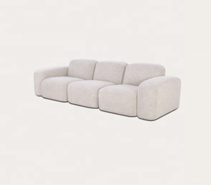 आधुनिक nordic 3 सीटर mUse जले हुए नारंगी डिजाइनर मखमली रहने वाले कमरे सोफे कोने बुलबुला मॉड्यूलर सेक्शनल सोफे - Product Image 6