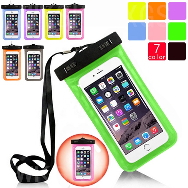 Best Selling Transparent 100% Fit Waterproof Sports Swimming Universal PVC Mobile Phone Case Underwater Dry Bags with Lanyard