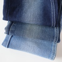 Tela vaquera elástica de alta calidad teñida en hilo, 70% algodón, 3% elastano, 11.8oz, 7S*10/40, para jeans, zapatos y bolsos, venta al por mayor