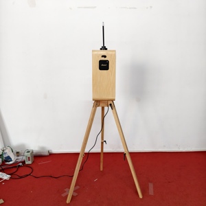 Photomaton rétro en bois double face multifonctionnel portable et durable avec imprimante instantanée pour la vente en gros - Product Image 6