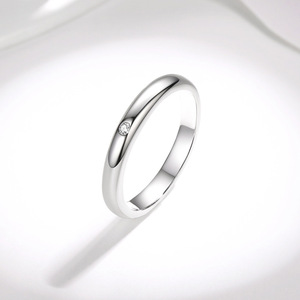 Vente en gros de bijoux de <span class=keywords><strong>mariage</strong></span> fin VVS Moissanite pour couple <span class=keywords><strong>bague</strong></span> en argent sterling plaqué 925 gravé fête des amoureux Anillos De Promesa - Product Image 3