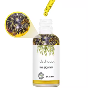 Dechaab produk pertumbuhan rambut cepat Serum pertumbuhan rambut botak minyak jarak alami Rosemary pertumbuhan rambut untuk pria - Product Image 4