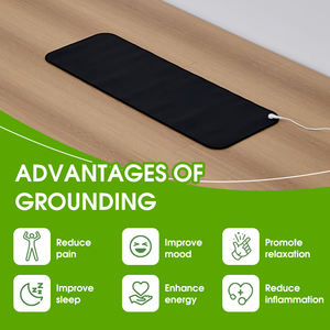 Op maat bedrukte logo multifunctionele aardingsmat stressverlichting draagbare EMF-bescherming yogamat met CE-certificaat - Product Image 5