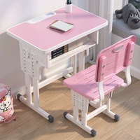 Meubles scolaires en bois bon marché et durables - ensembles de bureaux et de chaises pour étudiants - bureaux et chaises en plastique - pour une utilisation en classe