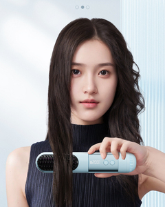 Wireless Cold Air Straightening Brush | USB Rechargeable No-<b>Heat</b> Hair Styler <b>Comb</b> | 3-in-1 Straightening, Curling & Volumizing f - Product Image 6