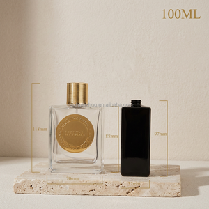 Lujosa botella de perfume <span class=keywords><strong>mate</strong></span> de 50/100ml con atomizador de lavanda, envase de vidrio artesanal recargable, venta al por mayor, embalaje boutique a granel. - Product Image 2