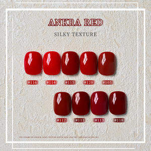 <span class=keywords><strong>Vernis</strong></span> <span class=keywords><strong>à</strong></span> Ongles Gel Série Rouge Effet Perle de Verre Dynamique & Magnétique pour Nail Art DIY en Salon, Lampe LED, Conditionnement en Bouteille - Product Image 3