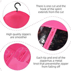 Wig Dust Storage Bag Reusable Protective Hair Accessories Dustproof Zipper Bag - Product Image 4