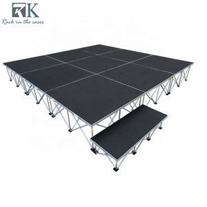 Escenario Portátil Resistente de Aluminio Plegable para Eventos al Aire Libre, Plataforma para Conciertos - Product Image 1