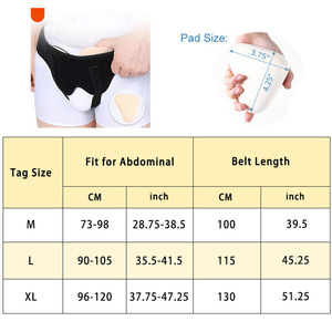 <b>Hernia</b> <b>Belt</b> <b>For</b> <b>Men</b> Inguinal Support With Pneumatic Design Adjustable Size Mlxl Health Massage Use - Product Image 4