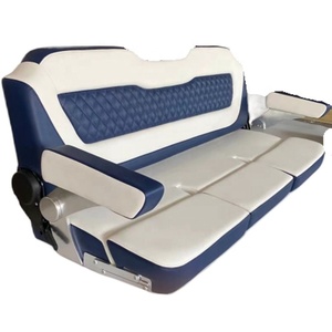 Feitine ที่นั่งเรือยอชท์แบบหรูหราสีเรือ3-seater พับได้ที่นั่งเรือท้องแบนสำหรับเรือท้องแบน - Product Image 2