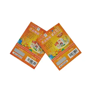 Famous Chenguang Milk Scratch Card Promotional Scratch Card