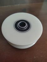 Poulie en plastique UHMWPE de qualité alimentaire avec roulement, roue à rouleaux anti-corrosion pour système de convoyage