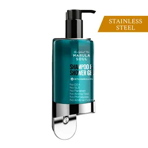Shampoo Hotel Soap Room Hair Body Wash Lotion Pump Stainless Steel Shower Holder Hand Liquid Dispenser