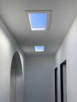 Panneau de plafond de bonne qualité 60x60 Lumière bleue ciel clair LED Fenêtre artificielle