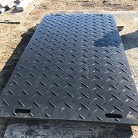 Tapetes Antideslizantes de HDPE Compuesto 4x8 para Protección de Terrenos Pantanosos, Tapetes Portátiles de HDPE para Carreteras