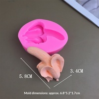 Moule à gâteau en mousse en forme de banane hyper-réaliste 3D, résistant au four, professionnel, pour dessert français, modèle H3664-3667