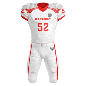 Uniforme da Football Americano Personalizzata Professionale con Design Sublimato, Maglia da Football Americano Vuota con Motivi alla Moda - Product Image 2