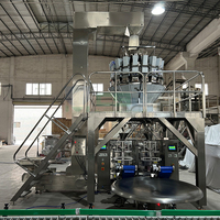 Machine d'emballage haute vitesse pour riz, épices et ketchup, avec peseuse multi-têtes et système de ensachage et de scellage automatique, qualité alimentaire