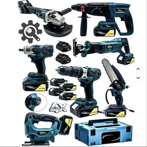 OEM 7In1tool Set With Hard Case &drill Machine &Angle <b>Grinder</b>& Wrench & Hammer&CURVE SAW& Chain Saw Reciprocating WKC-7-1 WKC-7- - Product Image 1