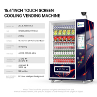 Groente-fruit smoothie diepvries dranken automaat SDK touchscreen cloud-gebaseerd beheer op afstand bewaking roestvrij staal