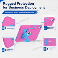 Étui antichoc pour iPad A16 11e génération 2025 iPad 10e génération 10,9 2022 avec support pliable Protection robuste Design fin OEM ODM