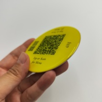 بطاقة إيبوكسي ntagfid RFID NFC QR قابلة لإعادة الاستخدام ، بطاقة PVC للمطاعم Trustpilot مراجعات 215 MHz القائمة تردد