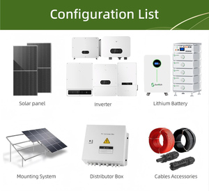 Système solaire hybride de stockage <span class=keywords><strong>Goodwe</strong></span> 10KW 20KW 30KW pour la maison et les petites entreprises avec kit solaire complet - Product Image 3