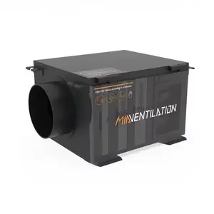 HVAC System 200mm Diameter Air Filter Box Air Purification Box