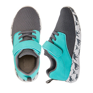 Hook And Loop Sports <b>Shoes</b> Breathable Mesh Upper Dinosaur Pattern Sole <b>Kids</b> Casual Walking Footwear <b>shoes</b> - Product Image 4