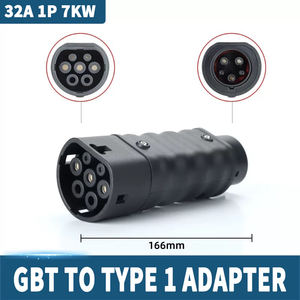 Adaptor Pengisi Daya WUFEN EV Tesla Model Y s X 3 J1772 ke Gbt Adaptor 32A 7kw Tipe 2 ke Tipe 1 Konverter Pengisian Daya untuk Semua Negara - Product Image 5
