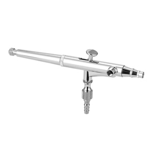 BT-134 professionnel double-Action aérographe pistolet cuivre modèles miniatures pour Art corps peinture ongles conception gravité multi-usage pour - Product Image 2