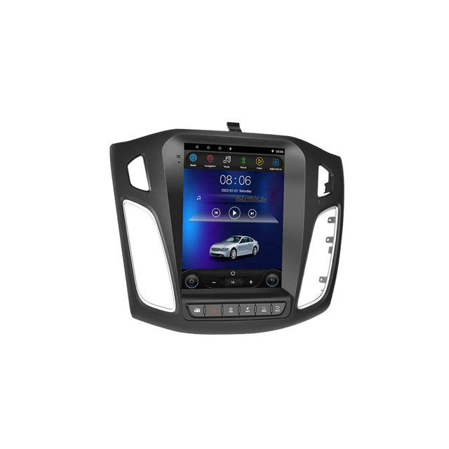 2 Din Android 9.7'' Car Radio Multimedia Player for Ford Focus 2012-2018 CE Capacitive Touch Screen Dashboard Usb,built-in Wifi