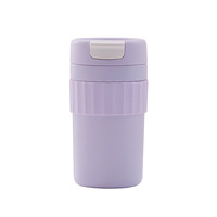Mug isotherme en acier inoxydable 304 de style américain, double paroi, écologique, sans BPA, anti-fuite, pour café, 6-12 heures
