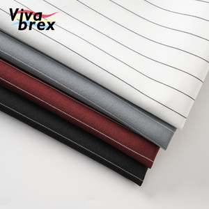 Tela Premium de Spandex a Rayas de Alta Gama, Material a Rayas Mezclado de 200 g/m², Transpirable, para Prendas y Tapicería, OEM Disponible - Product Image 2