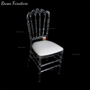 Wedding event cheap price chiavair clear chair tiffany chairs for wedding party