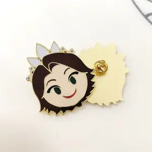China Manufacturer Custom Made Bulk Wholesale Women Cute Hard Enamel Lapel Pin