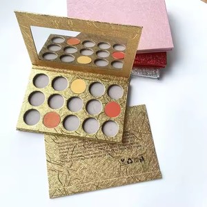 <span class=keywords><strong>Palette</strong></span> d'ombres à paupières personnalisable de 15 couleurs avec des nuances bleues faciles et un logo pour le maquillage des ombres à paupières - Product Image 4