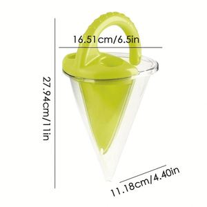 Jouet créatif en plastique pour enfants, entonnoir à sable pour la plage et les jeux en famille - Hopper à sable à débordement - Product Image 3