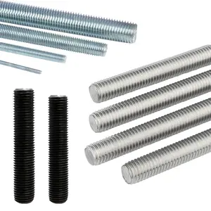 Wholesale Galvanized Zinc All Size m3 m5 m8 m9 m10 m12 Aluminum Ss304 Stainless Steel Full Thread Stud Bolt Threaded Rod