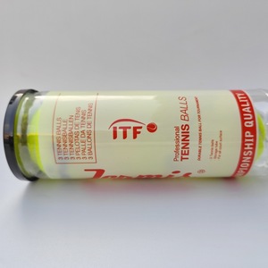 Balles de <span class=keywords><strong>tennis</strong></span> certifiées ITF, 57 % de laine, niveau compétition, écologiques, 3 pièces/rouleau, portables, durables, baril scellé, divertissement - Product Image 4