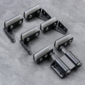 JINNATE Stainless Steel Cabinet Hinges With Magnet Soft Close Flush Mount For Door Pivots And Glass Doors - Product Image 2